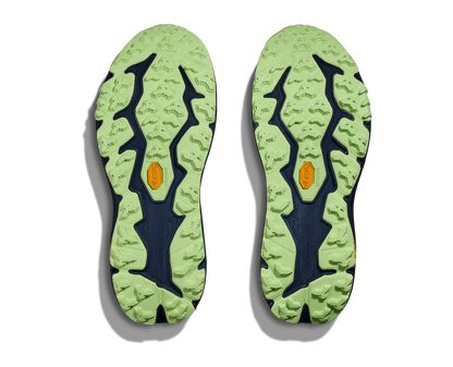 Hoka Speedgoat 6 Trail Running Shoes - Navy And Lime Green