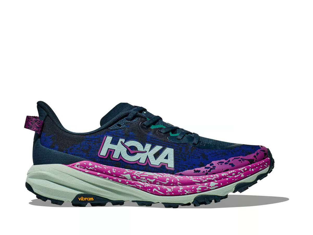 Hoka Speedgoat 6 Trail Running Shoes - Navy And Pink