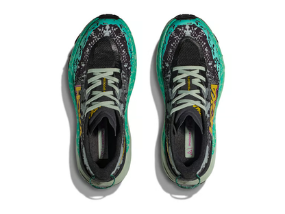 Hoka Speedgoat 6 Trail Running Shoes - Black And Green