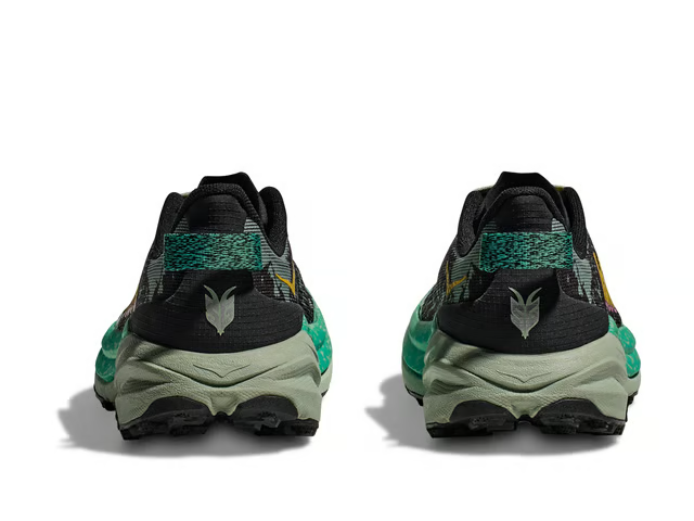 Hoka Speedgoat 6 Trail Running Shoes - Black And Green