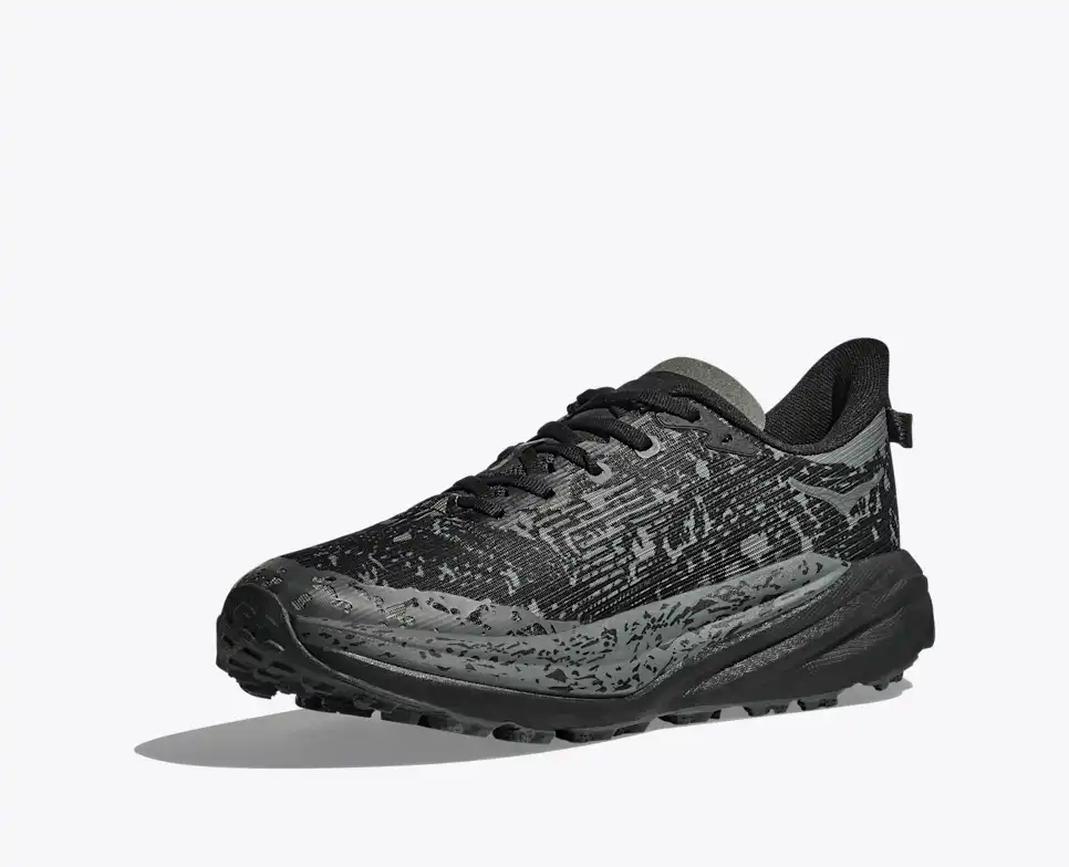Hoka Speedgoat 6 GTX Trail Running Shoes - Black And Gray