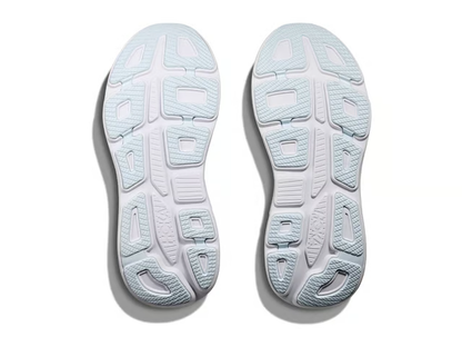 Hoka Bondi 9 Running Shoes - Blue Gray With Orange Accents