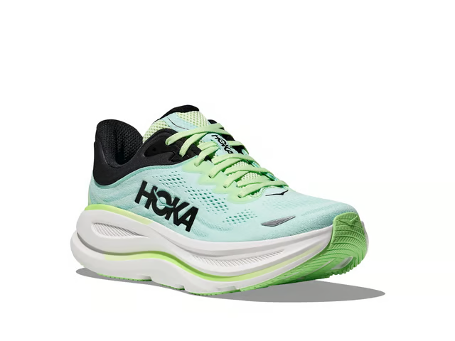Hoka Bondi 9 Running Shoes - Mint And Lime