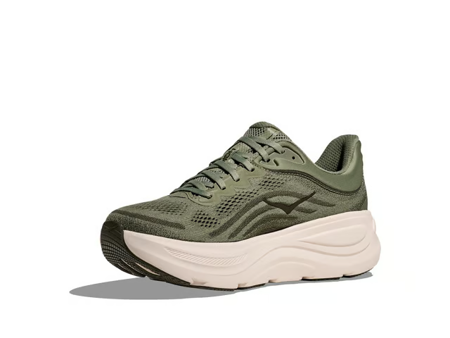 Hoka Bondi 9 Running Shoes - Olive And Cream