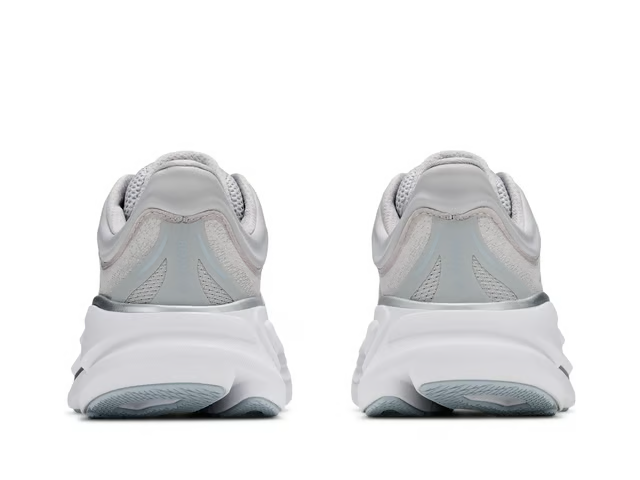 Hoka Bondi 9 Running Shoes - Gray And White