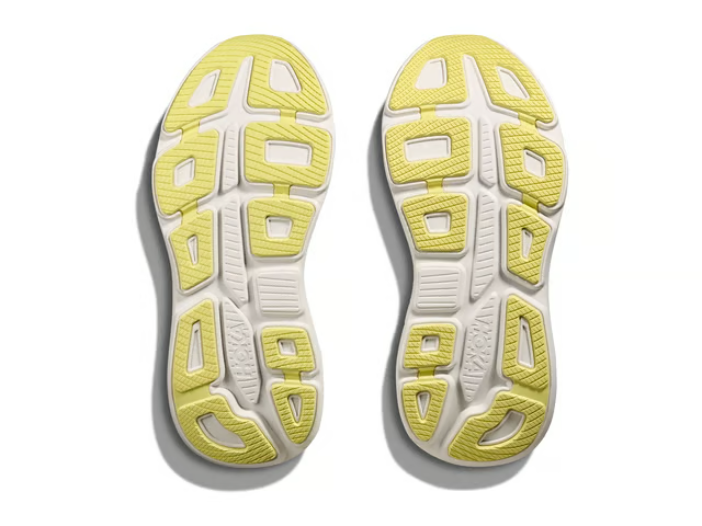 Hoka Bondi 9 Running Shoes - Mint With Pink Accents