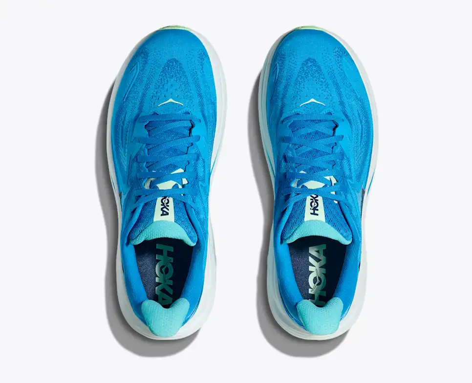 Hoka Clifton 10 Running Shoes - Blue And Mint