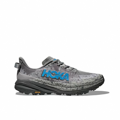 Hoka Speedgoat 6 Trail Running Shoes - Gray And Blue