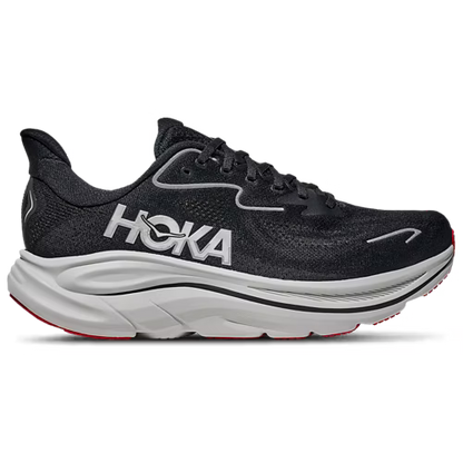 Hoka Clifton 10 Running Shoes - Black And Silver