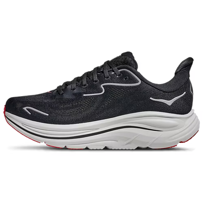 Hoka Clifton 10 Running Shoes - Black And Silver
