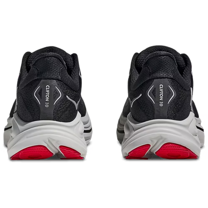 Hoka Clifton 10 Running Shoes - Black And Silver