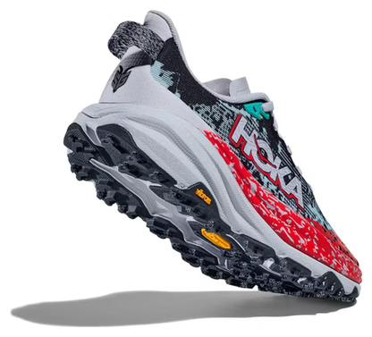 Hoka Speedgoat 6 Trail Running Shoes - Red And Gray