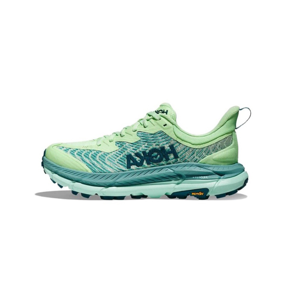 Hoka Mafate Speed 4 Trail Running Shoes - Mint Green And Teal