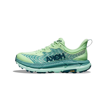 Hoka Mafate Speed 4 Trail Running Shoes - Mint Green And Teal