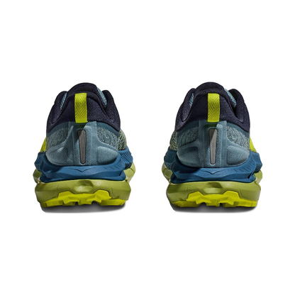 Hoka Mafate Speed 4 Trail Running Shoes - Blue And Lime Green