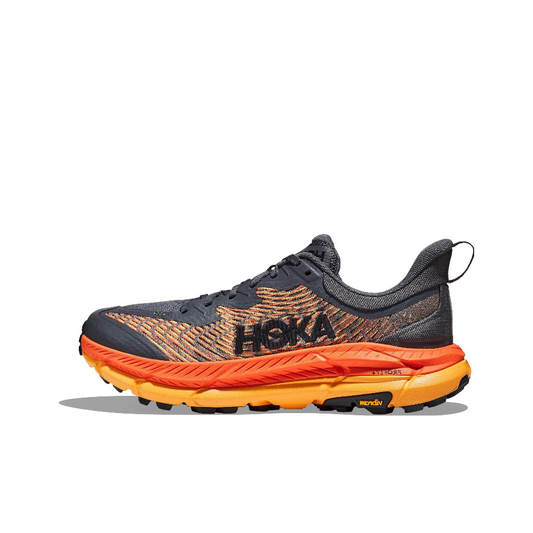 Hoka Mafate Speed 4 Trail Running Shoes - Black And Orange