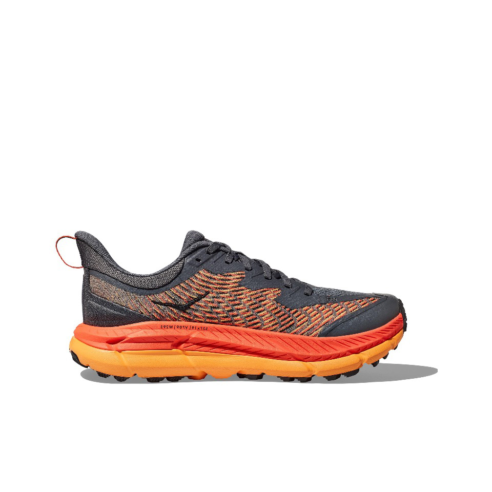 Hoka Mafate Speed 4 Trail Running Shoes - Black And Orange